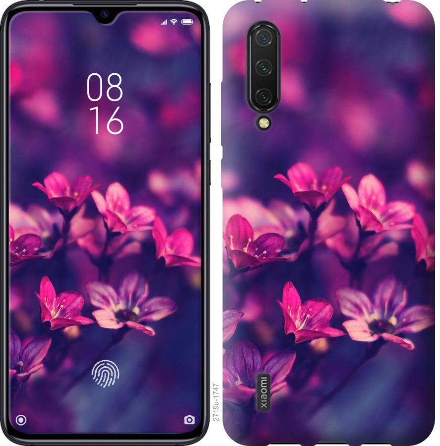 

Чохол на Xiaomi Mi 9 Lite Пурпурні квіти