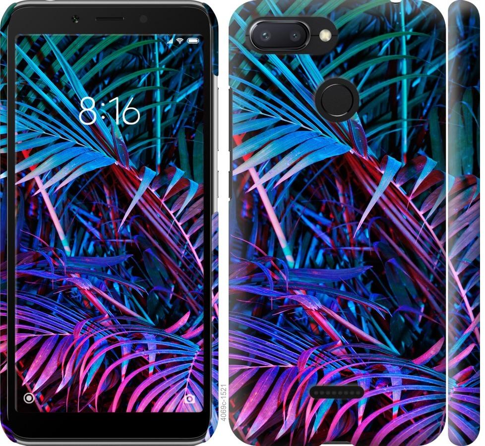

Чохол на Xiaomi Redmi 6 Папороть під ультрафіолетом