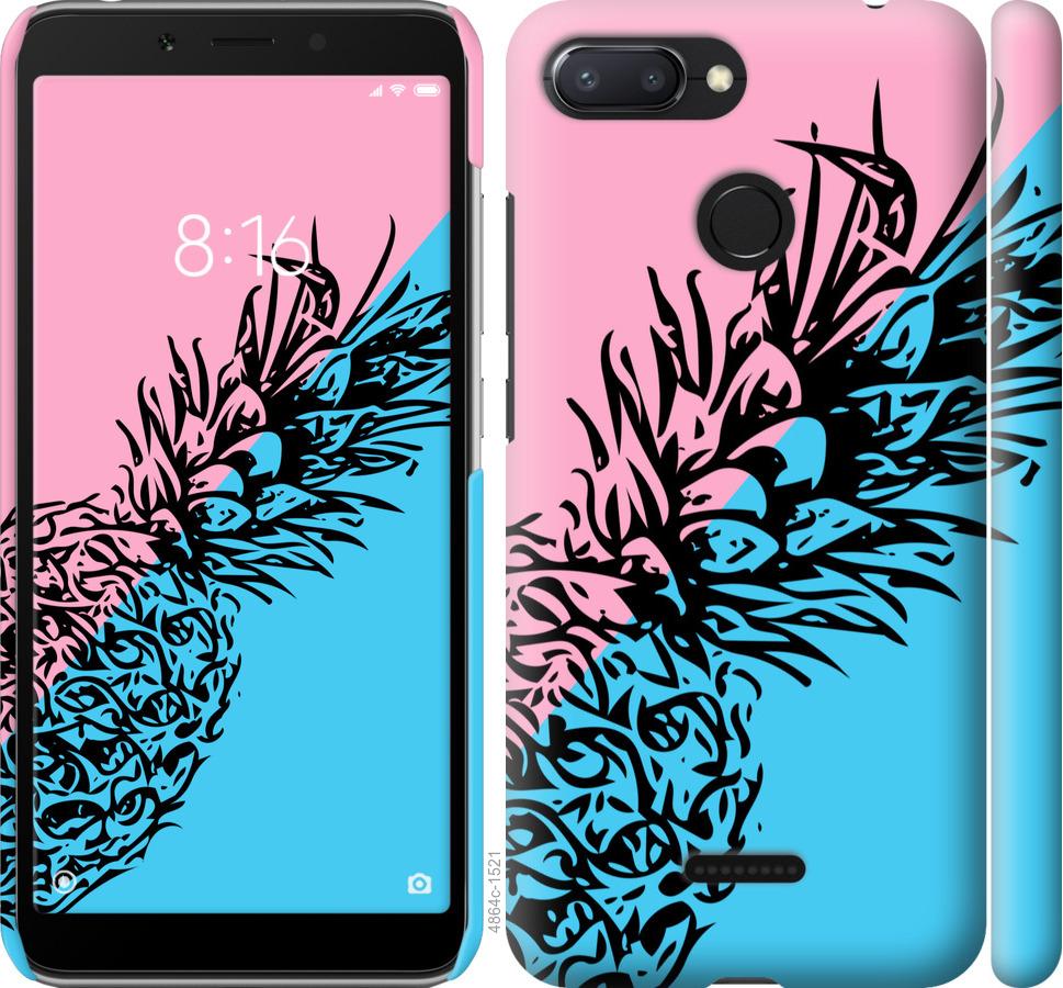 

Чехол на Xiaomi Redmi 6 Ананас 1