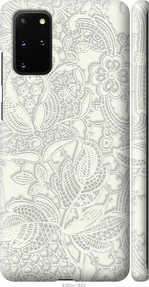 Чехол на Samsung Galaxy S20 Plus Белое кружево