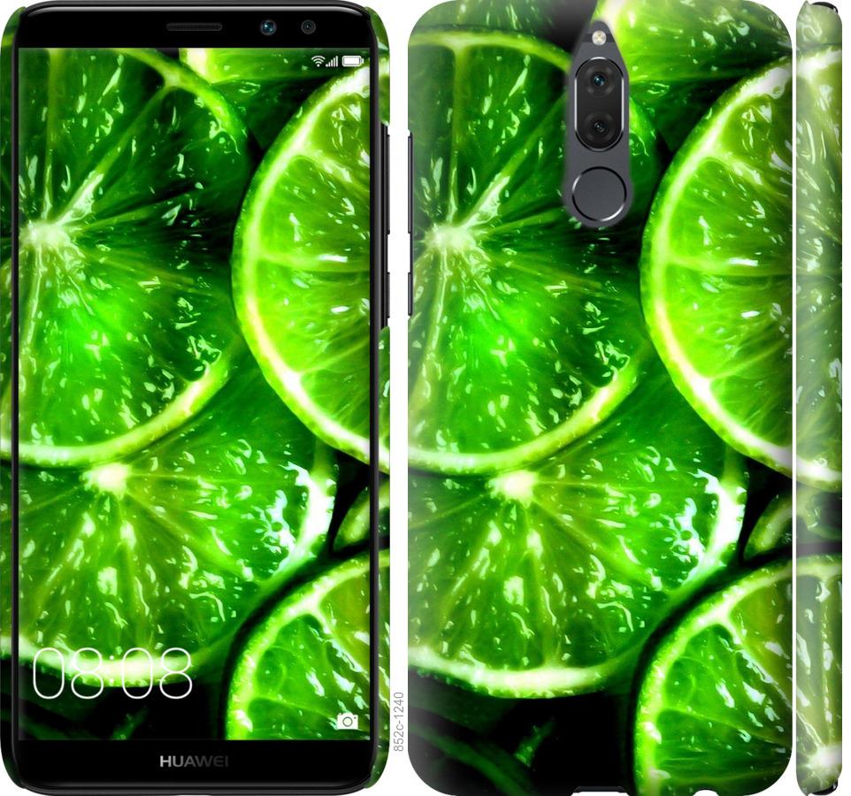 

Чохол на Huawei Mate 10 Lite Зелені часточки лимона