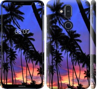 

Чехол на Nokia 8.1 Пальмы