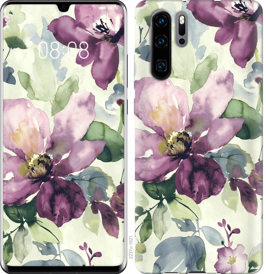 

Чохол на Oppo Reno 3 Квіти аквареллю
