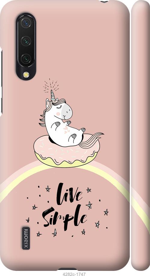 

Чехол на Xiaomi Mi CC9 Единорожка в пончике