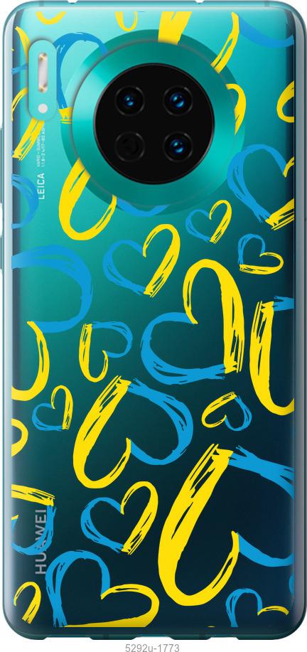 

Чехол на Huawei Mate 30 Сердца UA