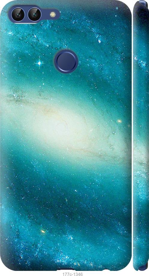 

Чехол на Huawei P Smart Голубая галактика