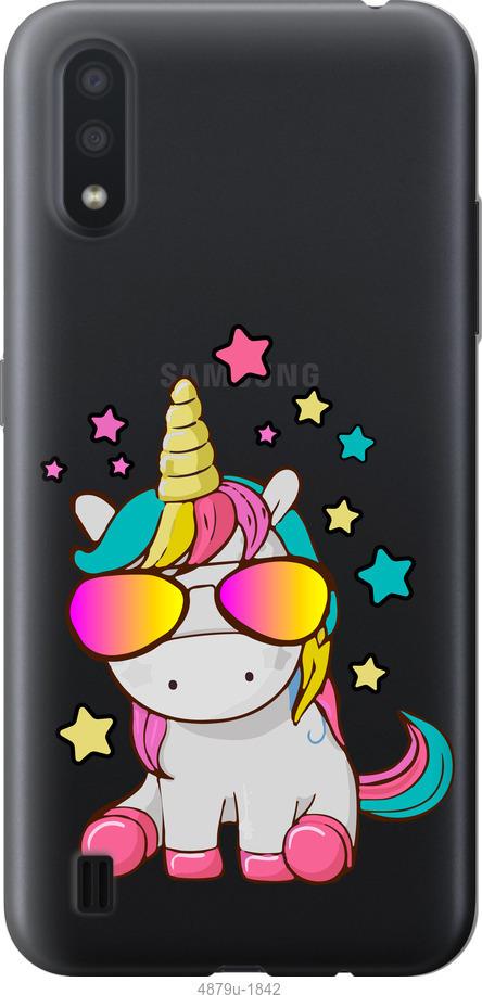 

Чехол на ZTE Blade A7 2020 Единорог в очках