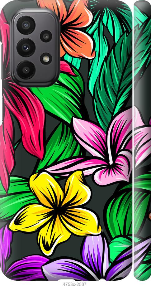 Чохол на Samsung Galaxy A23 A235F Тропічні квіти 1
