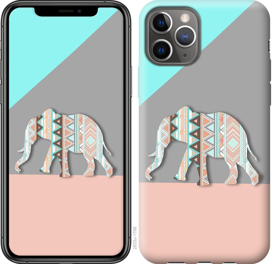 

Чохол на iPhone 11 Pro Візерунчастий слон