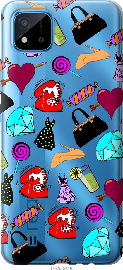 

Чехол на Realme C11 2021 stickers