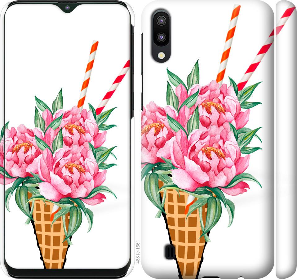 

Чехол на Samsung Galaxy M10 Мороженое-пионы