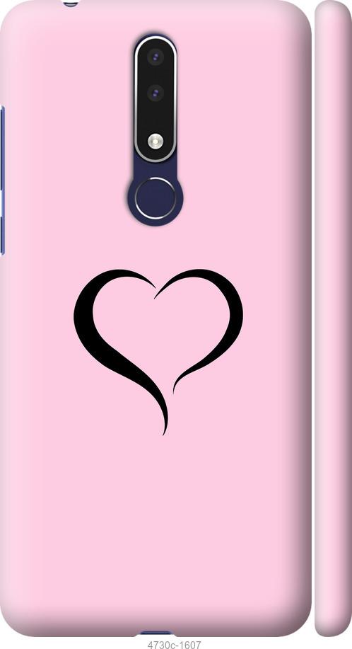 

Чехол на Nokia 3.1 Plus Сердце 1
