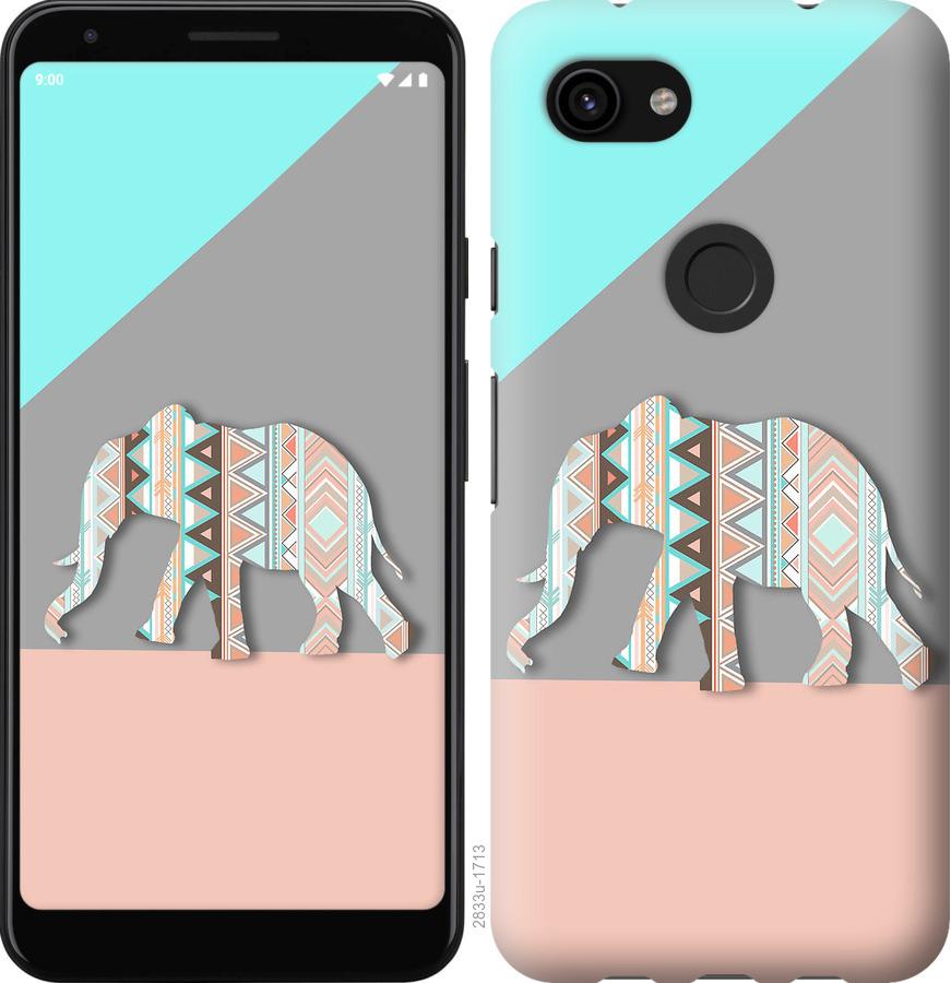 

Чохол на Google Pixel 3a XL Візерунчастий слон