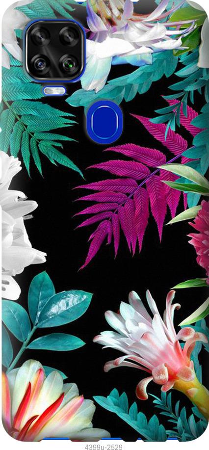 

Чехол на ZTE Blade V2020 Flowers