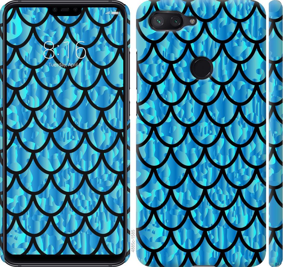 Чехол на Xiaomi Mi 8 Lite Чешуя