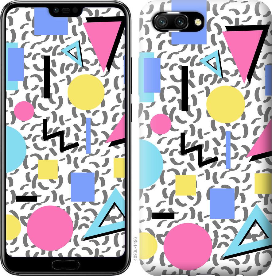 

Чехол на Huawei Honor 10 Color shapes