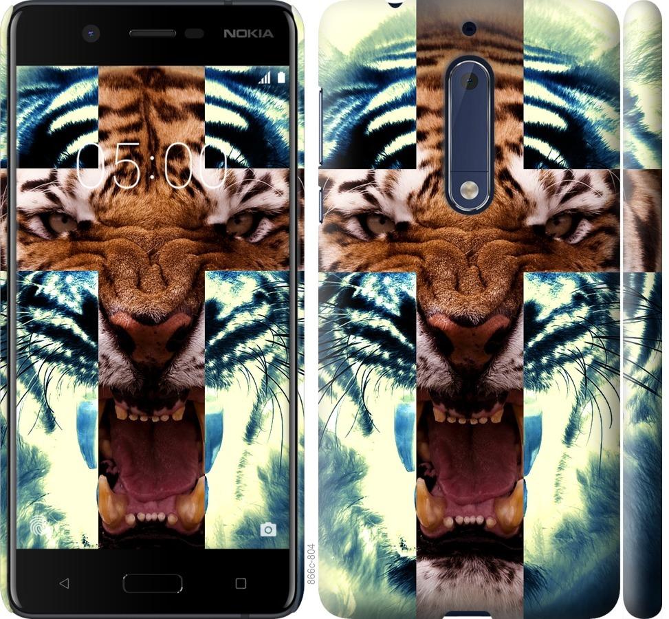 

Чохол на Nokia 5 Злий тигр