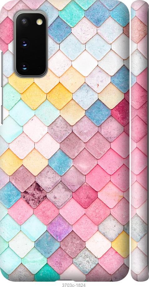 

Чехол на Samsung Galaxy S20 Красочная черепица
