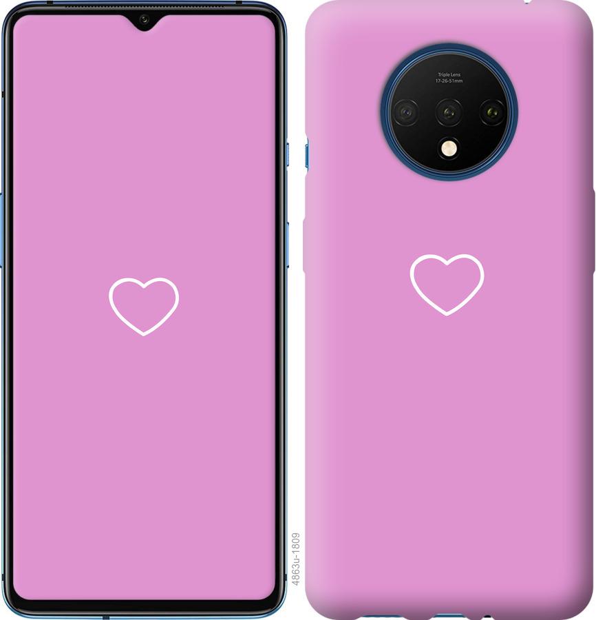 Чехол на OnePlus 7T Сердце 2