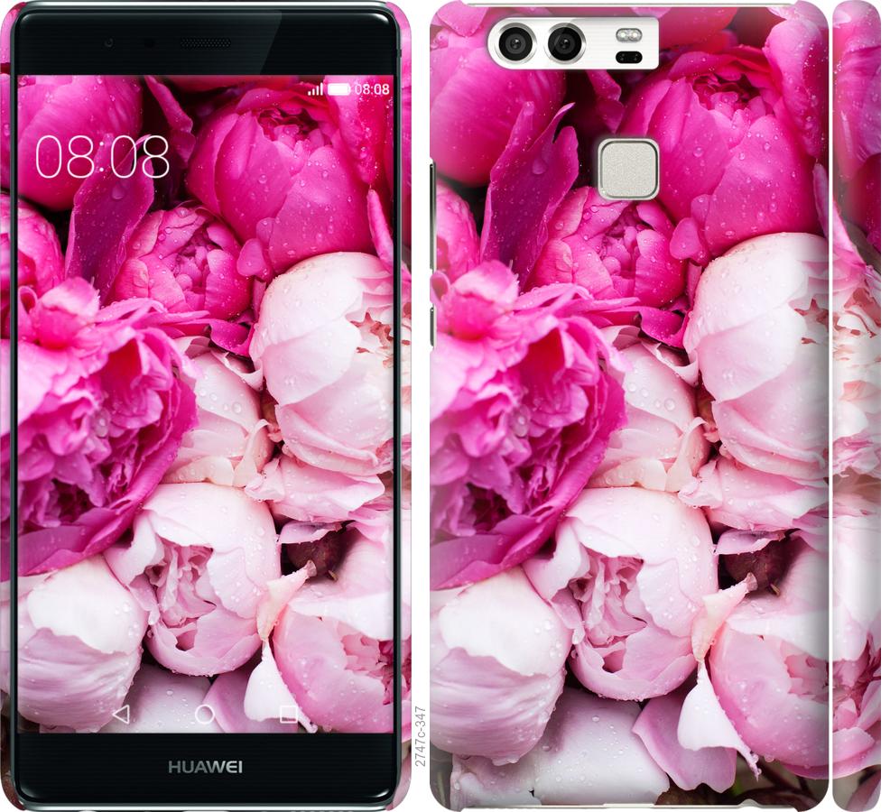 

Чохол на Huawei P9 Рожеві півонії