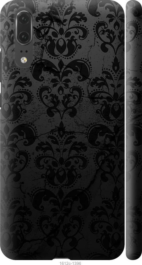 

Чехол на Huawei P20 узор черный