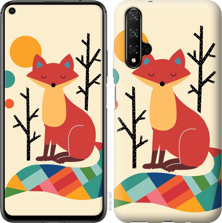 

Чехол на Realme X50 Rainbow fox