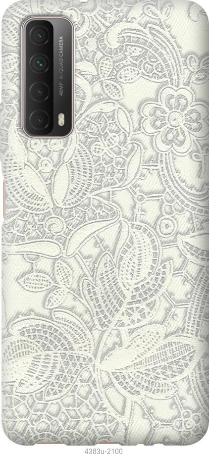 

Чохол на Huawei P Smart 2021 Біле мереживо