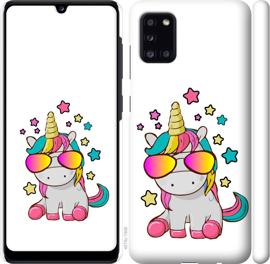 

Чехол на Samsung Galaxy A31 A315F Единорог в очках