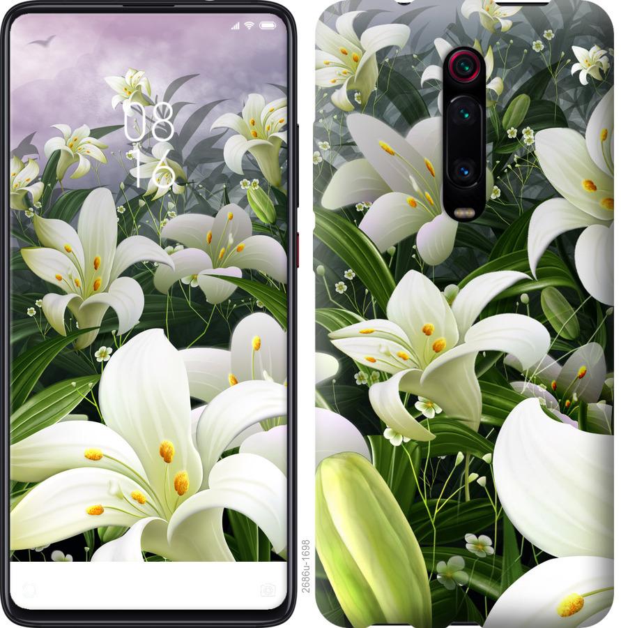 

Чохол на Xiaomi Redmi K20 білі лілії
