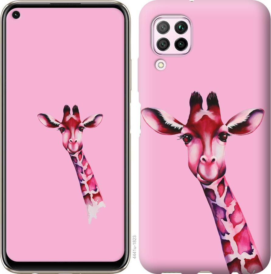 

Чохол на Huawei P40 Lite Рожева жирафа