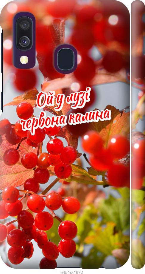 

Чехол на Samsung Galaxy A40 2019 A405F Калина