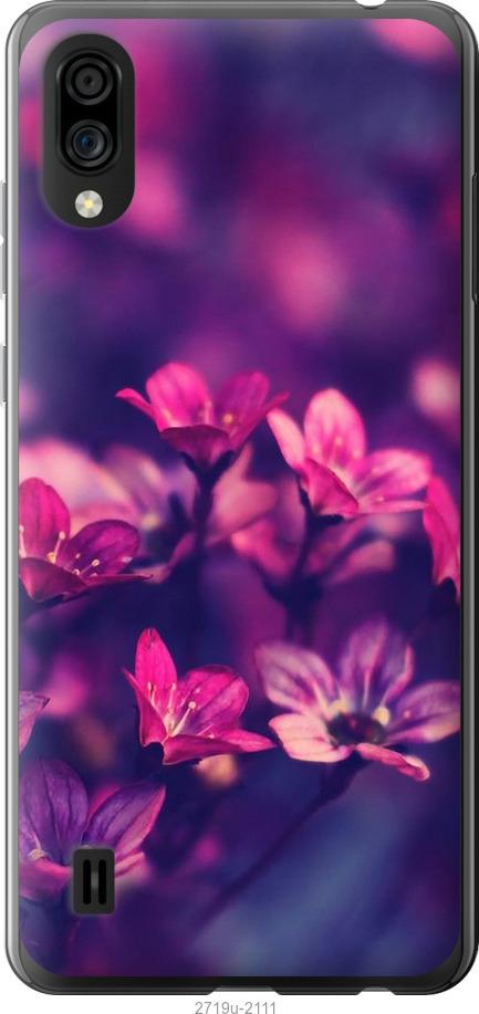 

Чехол на ZTE Blade A5 2020 Пурпурные цветы