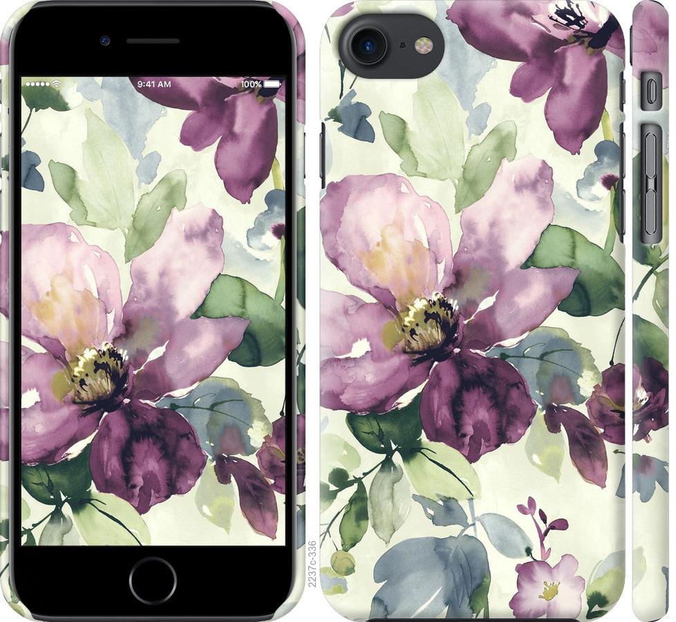 

Чохол на iPhone SE 2020 Квіти аквареллю