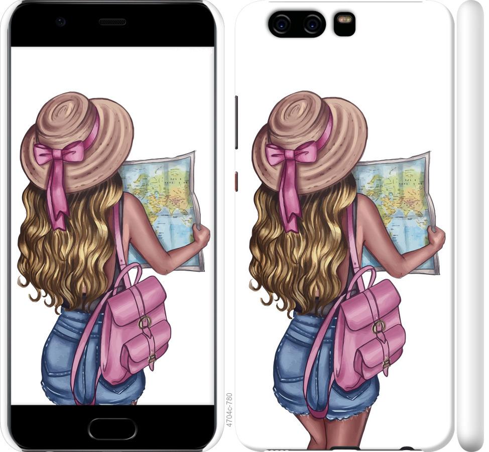 

Чохол на Huawei P10 Дівчина з картою
