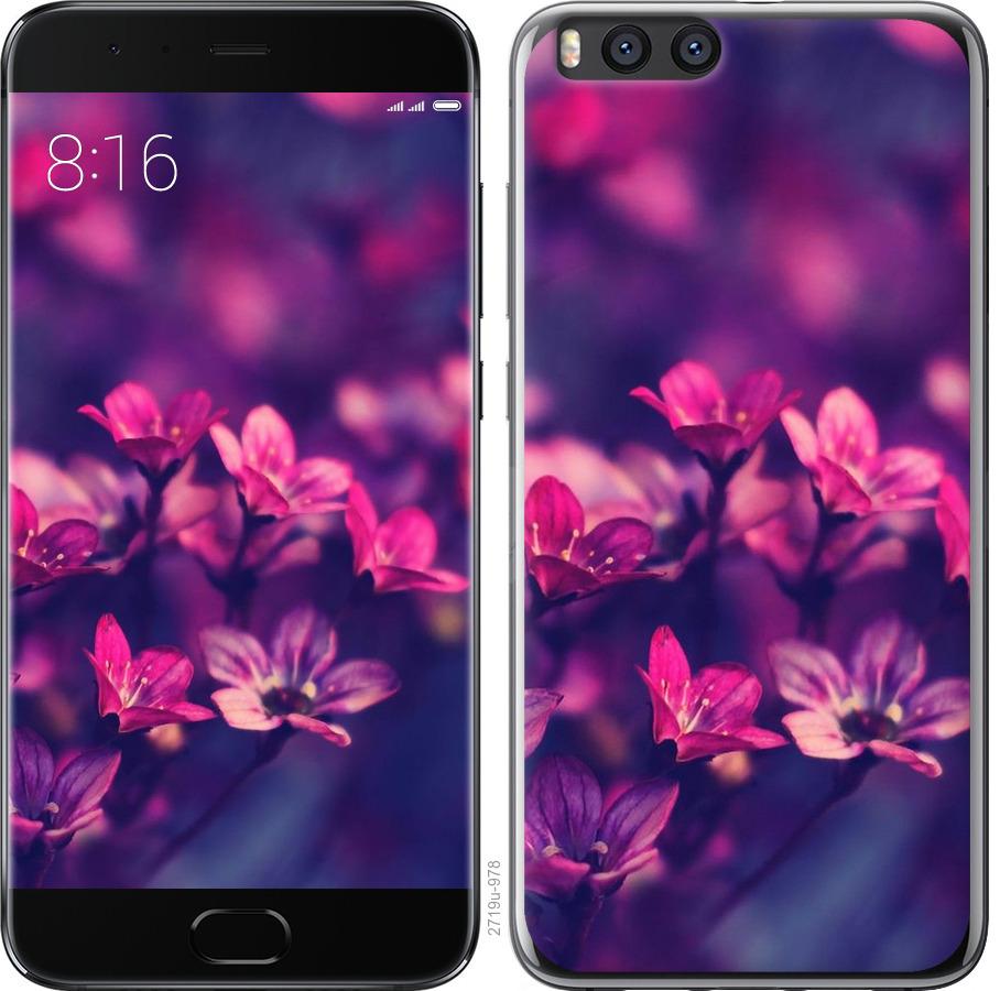 

Чохол на Xiaomi Mi Note 3 Пурпурні квіти