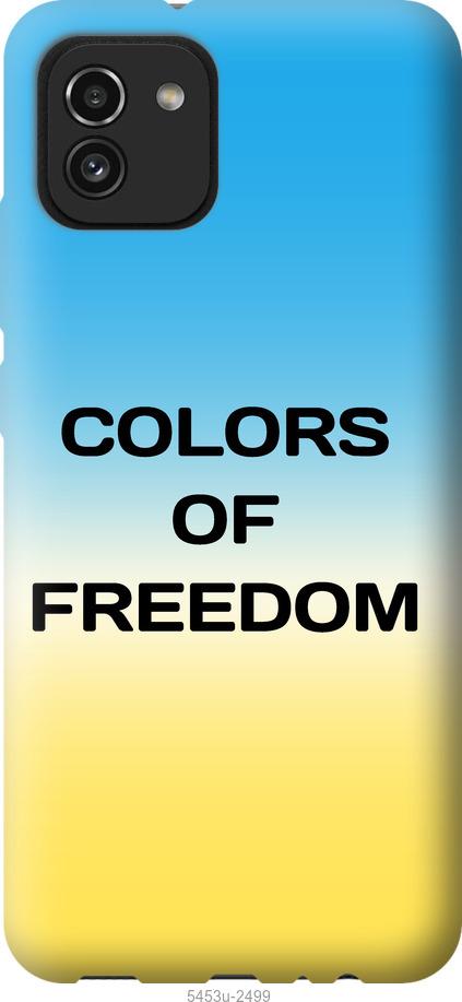 

Чохол на Samsung Galaxy A03 A035F Colors of Freedom
