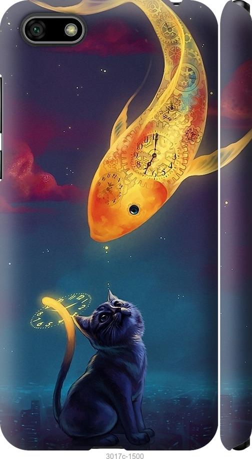 

Чехол на Huawei Y5 2018 Кошкин сон