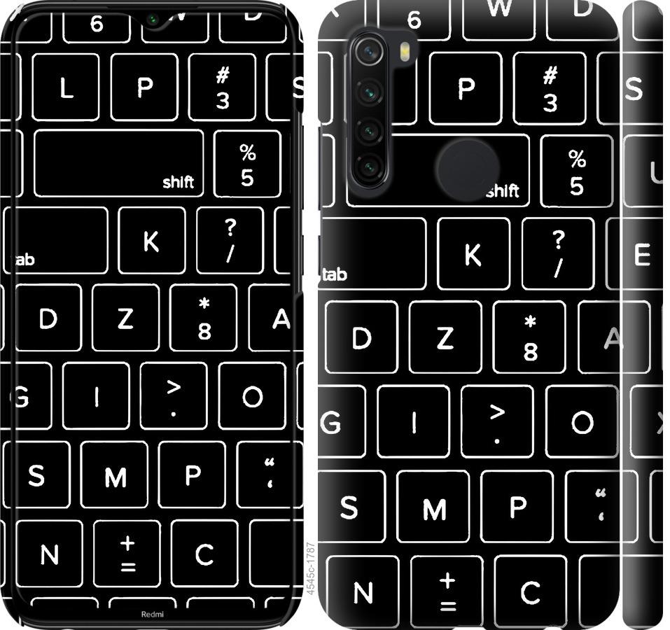 Чехол на Xiaomi Redmi Note 8 Клавиатура