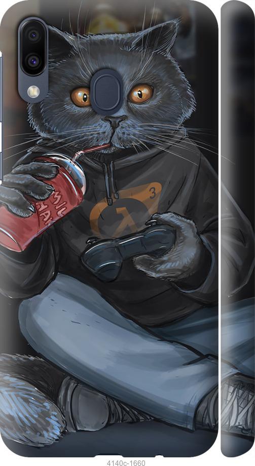 

Чехол на Samsung Galaxy M20 gamer cat