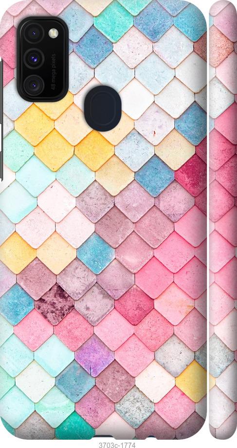 

Чехол на Samsung Galaxy M21 M215F Красочная черепица