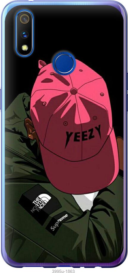 

Чехол на Realme 3 Pro logo de yeezy