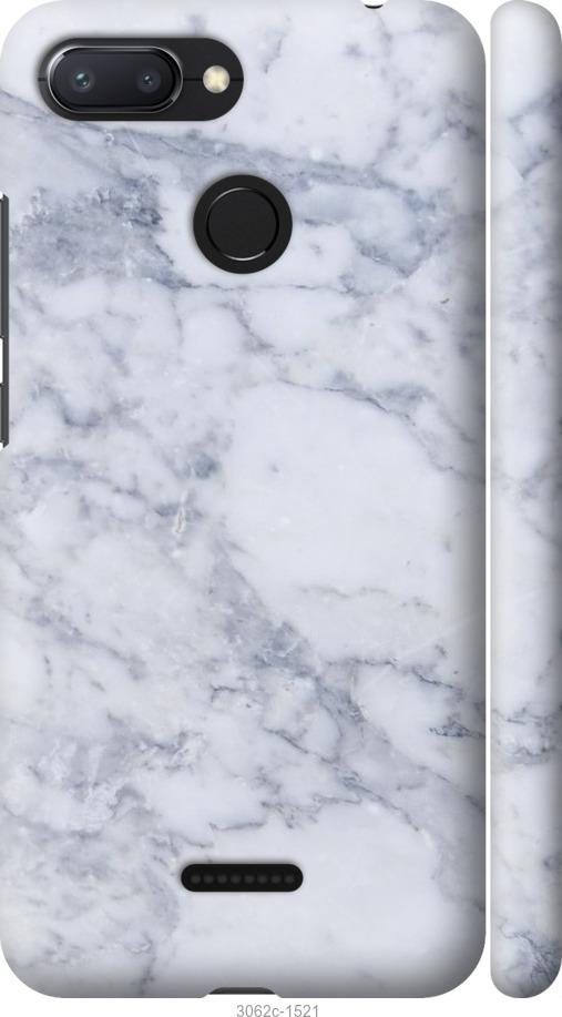 

Чехол на Xiaomi Redmi 6 Голубой мрамор