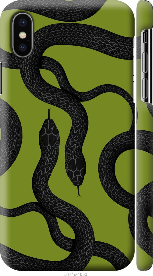

Чехол на iPhone X Змеи v2