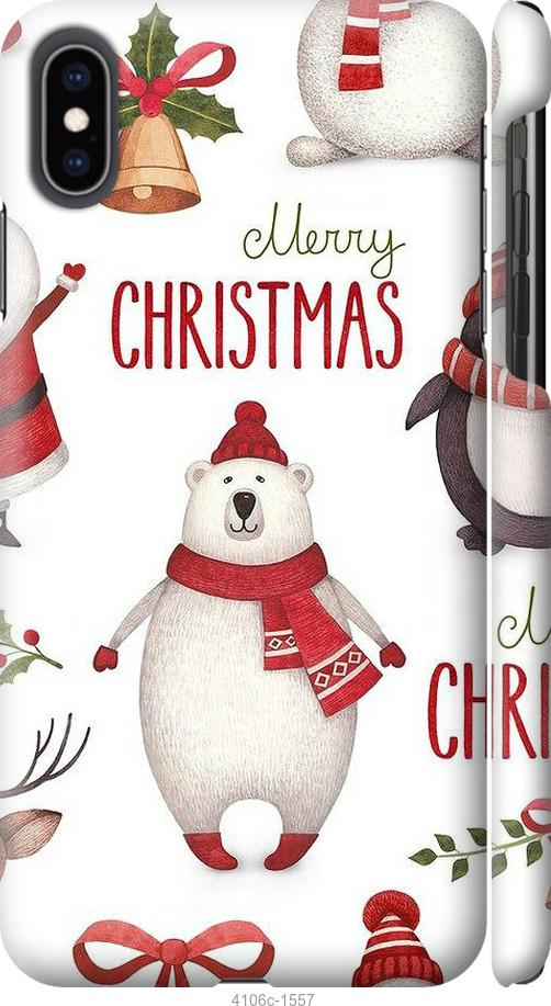 

Чехол на iPhone XS Max Merry Christmas