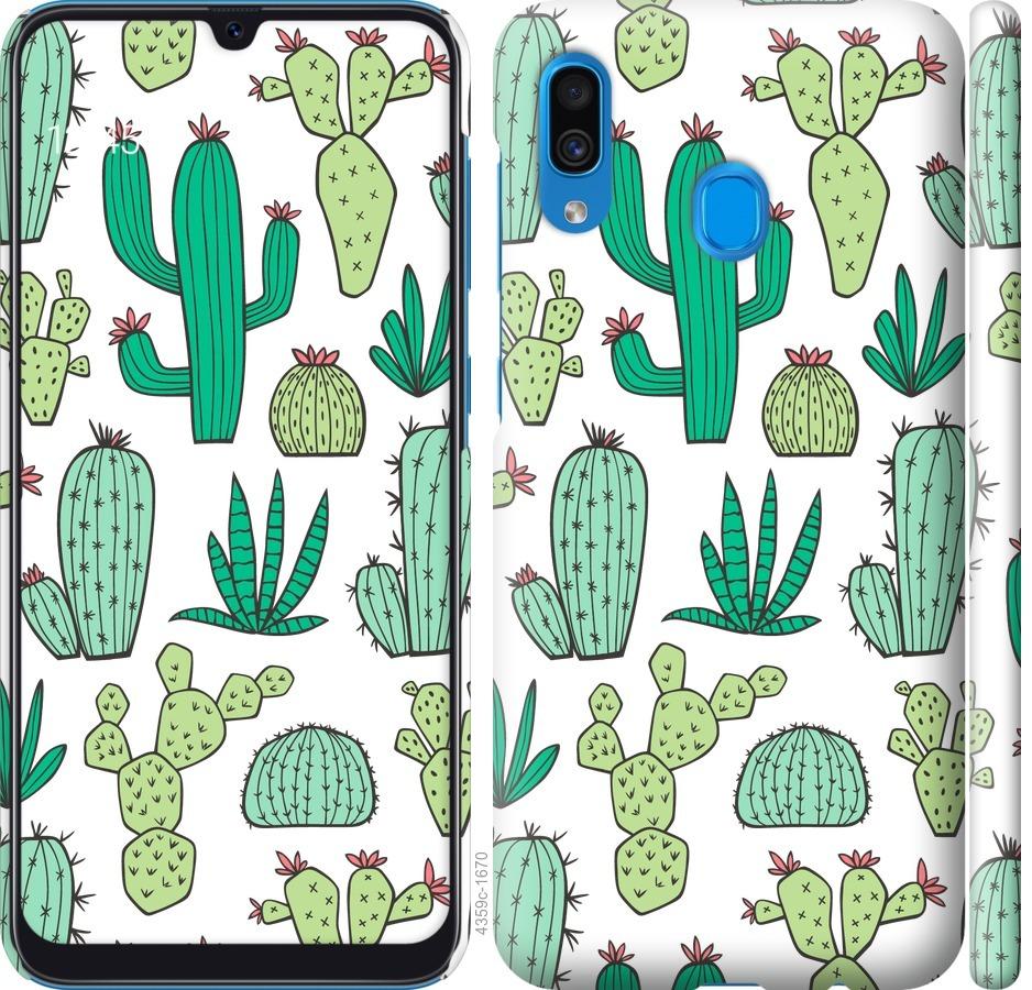 

Чехол на Samsung Galaxy A30 2019 A305F кактусы 2