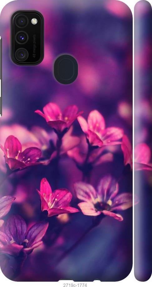 

Чехол на Samsung Galaxy M21 M215F Пурпурные цветы