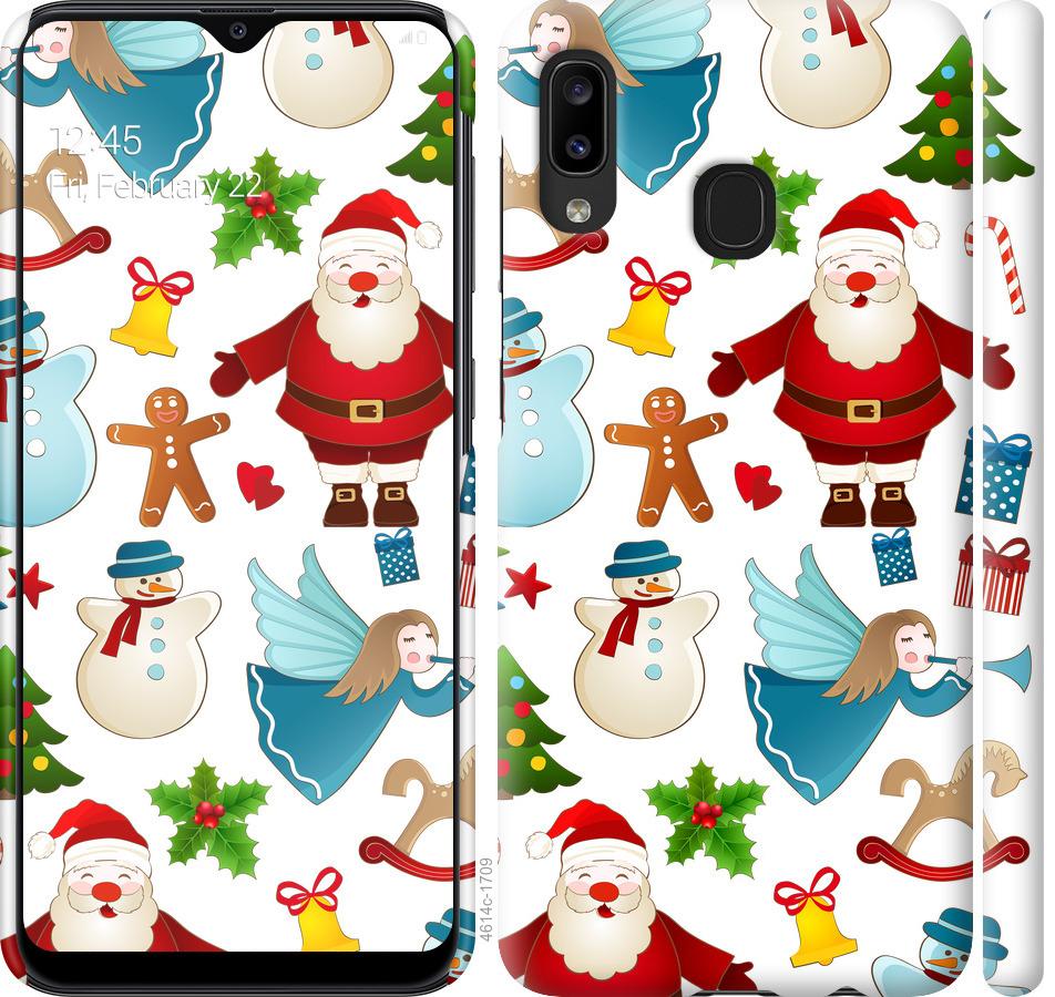 

Чехол на Samsung Galaxy A20e A202F Новогодний 1