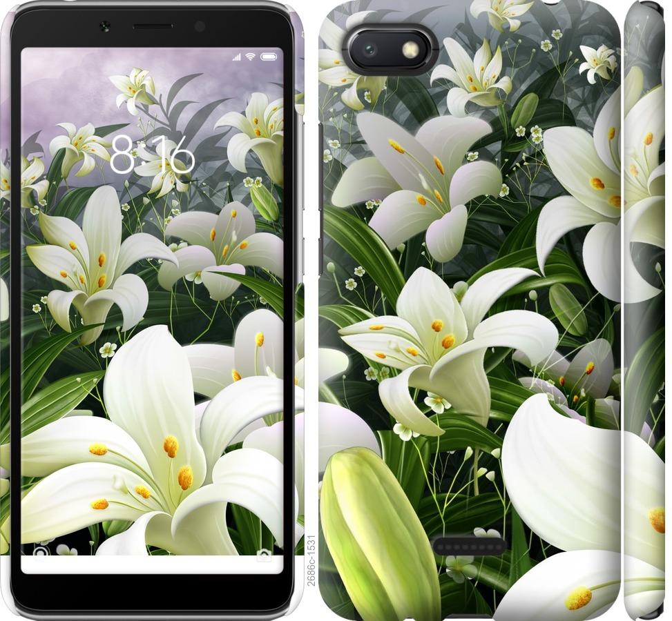 

Чохол на Xiaomi Redmi 6A білі лілії