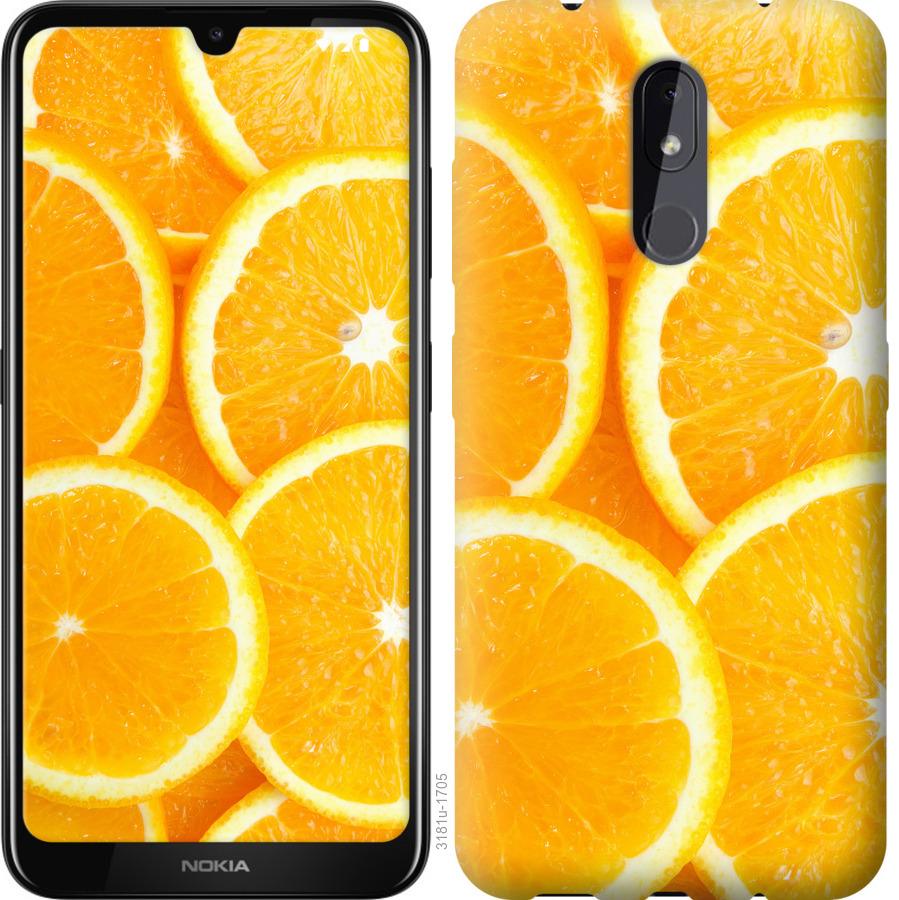 

Чохол на Nokia 3.2 часточки апельсина