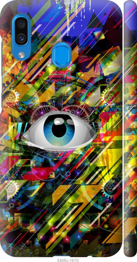Чехол на Samsung Galaxy A30 2019 A305F Абстрактный глаз